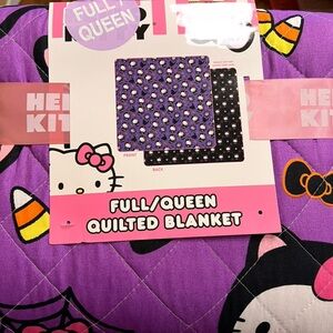 Hello Kitty Halloween Quilted Blanket